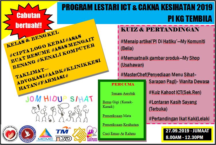 Lestari ICT Cakna Kesihatan 20191